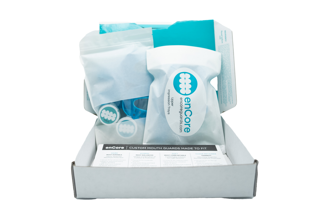 enCore dental mouth guard impression kit for nighttime teeth grinding aka bruxism
