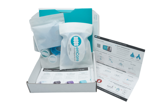 enCore dental mouth guard impression kit for nighttime teeth grinding aka bruxism
