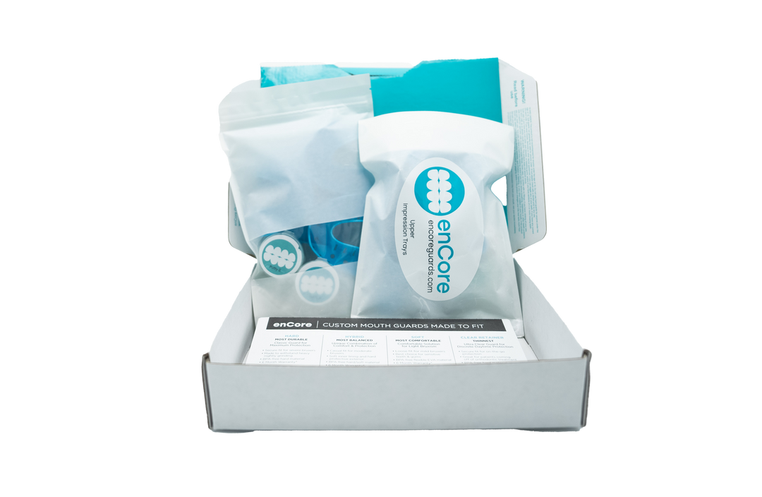 enCore mouth guard impression kit for nighttime teeth grinding aka bruxism
