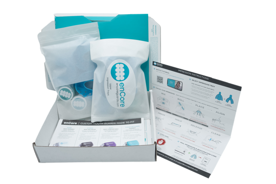enCore impression kit for mouth guard for nighttime teeth grinding aka bruxism