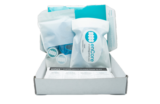 enCore impression kit for dental mouth guards. Night guard for teeth grinding.