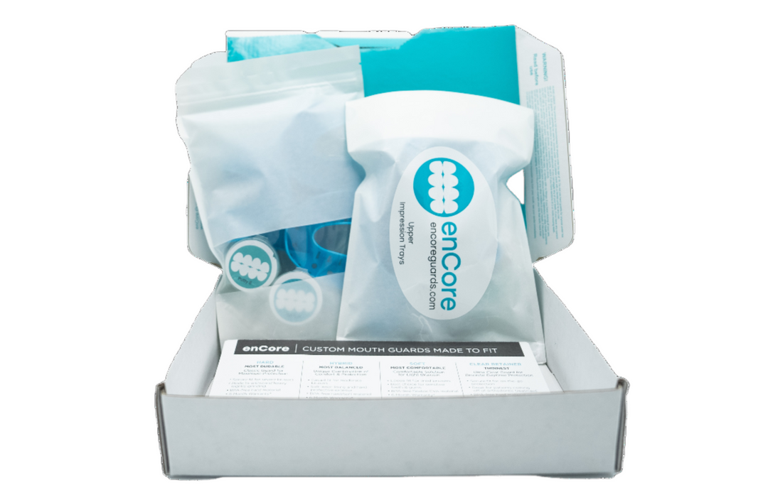 enCore impression kit for dental mouth guards. Night guard for teeth grinding.